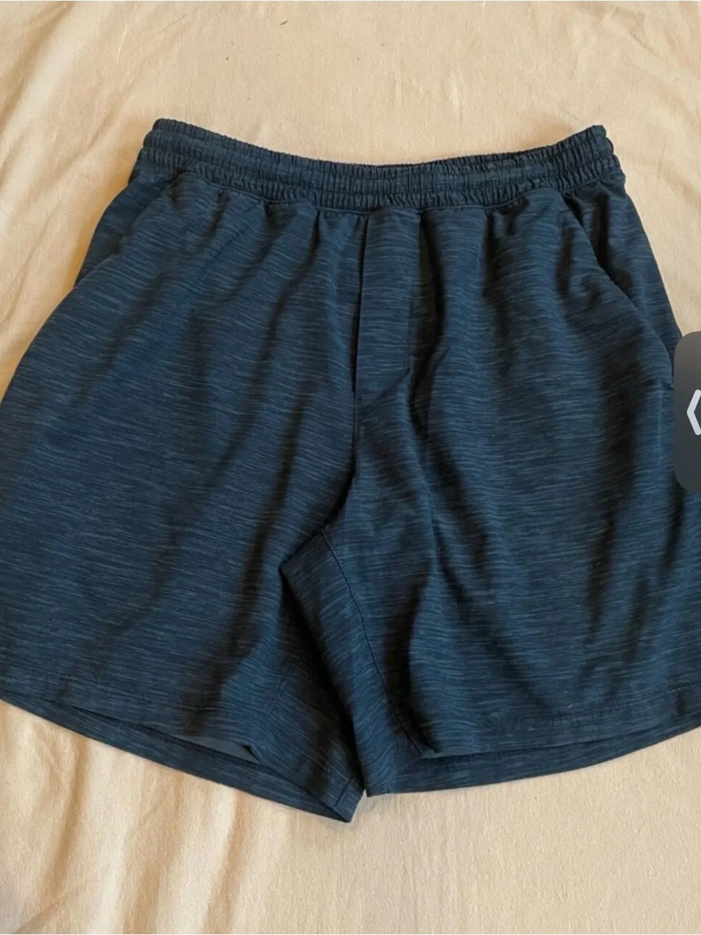 lululemon athletica Men's Navy Blue Athletic Shorts